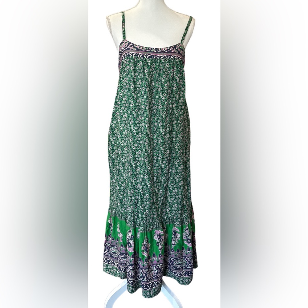 XiRENA Green Floral Maxi Skirt
